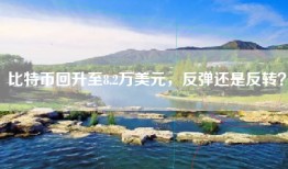 比特币回升至8.2万美元，反弹还是反转？