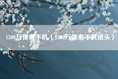 1300万像素手机（1300万像素手机镜头）